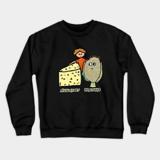 Roquefort Cheese Pun Crewneck Sweatshirt